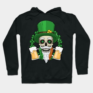 skull irish drinking team Hoodie